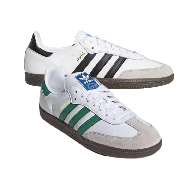 Combo Adidas Samba OG Preto e verde (Compre 1 Leve 2)